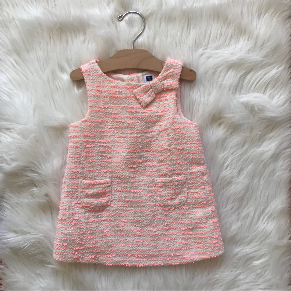 Janie and Jack Baby Girl  12-18 months Tweed Dress